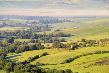 Naklejka premium Toskana Huegel - Wzgórza Toskanii 34
