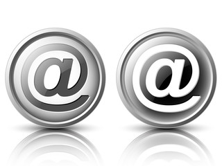 Vector icons in the light and dark tones for web design