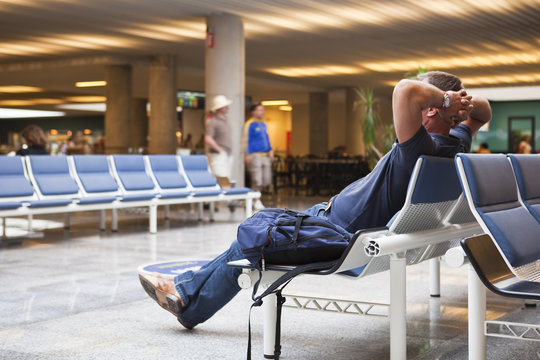 waiting for departure