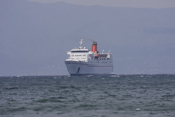 Fototapeta premium Passenger Car Ferry