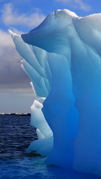 Wonderful iceberg nearly transparent in Antarctica