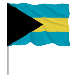 Flaggenserie-Karibik_Bahamas