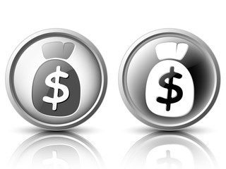 Vector icons in the light and dark tones for web design