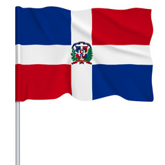 Flaggenserie-Karibik_dominikanische republik