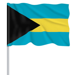 Flaggenserie-Karibik_Bahamas