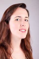 Naklejka premium Beautiful woman portrait
