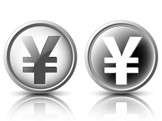 Fototapeta premium Vector icons in the light and dark tones for web design