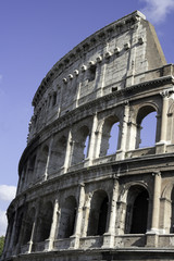Fototapeta premium Fragment of Colosseum in Rome. Italy, Europe