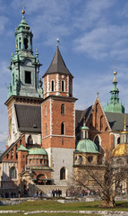 Fototapeta premium beautiful polish architecture from krakow city poland