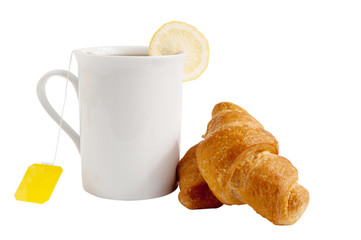croissants and tea