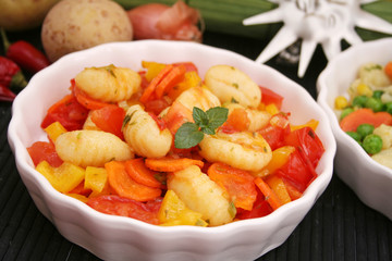 gnocchis mit Gemüse