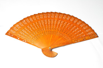 Wooden fan pattern