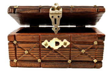 Wooden treasure chest