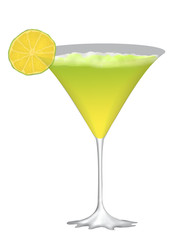 Cocktail green surprise