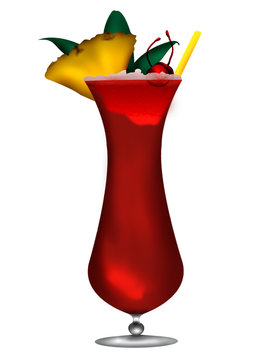 Cocktail red surprise