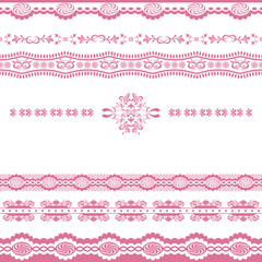 Abstract floral ornament