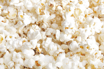 Close up yammy popcorn