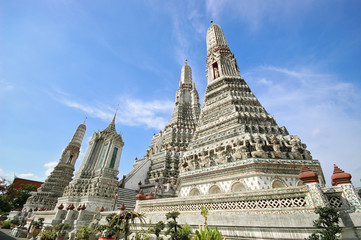 Stupa at Temple of Dawn, Bangkok, Thailand