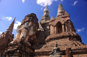 Ancient stupa at Sukhothai, Thailand.