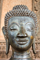 Fototapeta na wymiar Head of image of Buddha
