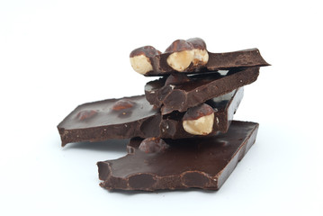 Delicious close-up of chocolate