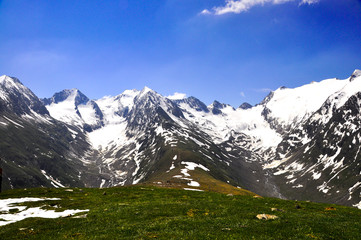 Fototapeta premium Rotmoosferner und Gaisbergferner - Ötztal - Österreich