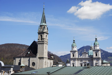 Fototapeta na wymiar Salzburg churches