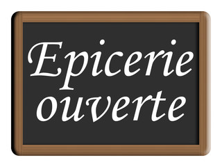 Obraz premium Epicerie ouverte