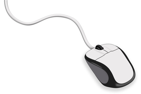 Pc Maus mit Kabel