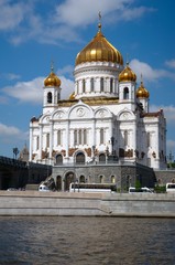 Fototapeta na wymiar Rosja Moskwa Katedra Chrystusa Zbawiciela