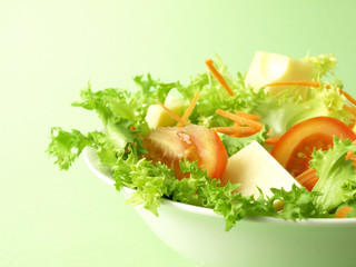 Ensalada en primer plano