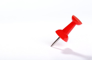 red push pin