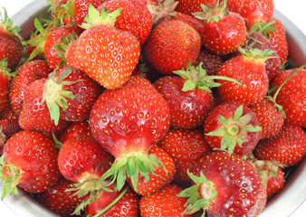 Home grown strawberries