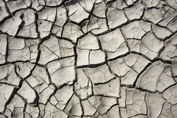 dry cracked dirt