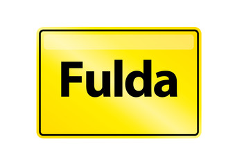 Ortsschild Fulda
