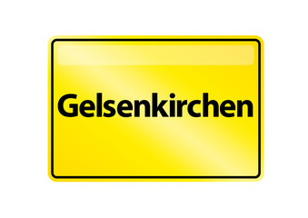 Ortsschild Gelsenkirchen