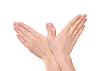 Hands gesture