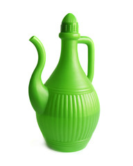 Green plastic jug