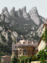 Fototapeta na wymiar Klasztor Montserrat (Katalonia)