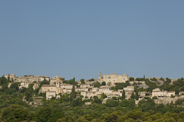 Obraz premium Village médièval de Crestet
