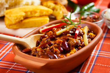 Mexican chili con carne