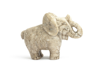 Old figurine - a stone elephant