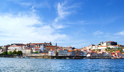 Naklejka na ściany i meble Porto, Gaia e Rio Douro