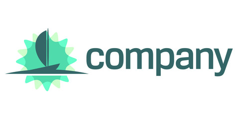 Yacht logo for travel agency