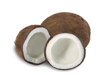 coconut Kokosnuss Kokosnuß offen geöffnet