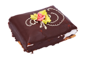 Souffle cake with chocolate