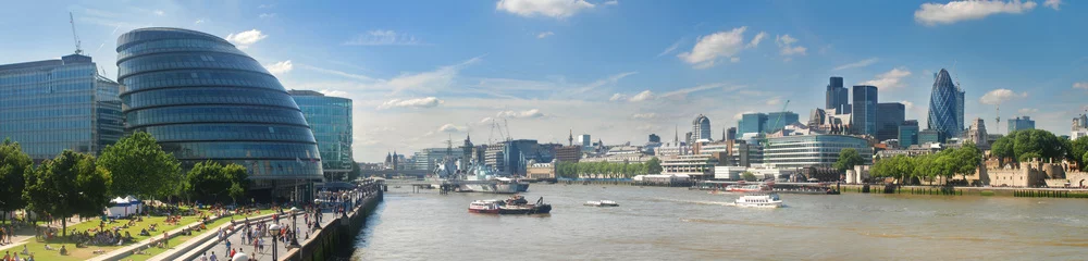Deurstickers Panoramisch Londen © CC29