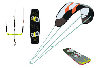 kitesurfing equipment
