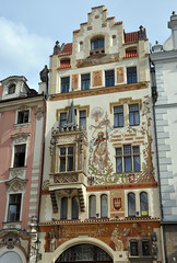 Fototapeta na wymiar 3602 - Fassade w Pradze