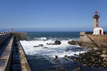 Faro de Oporto, Portugal